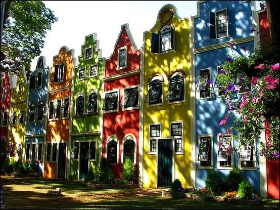maisons colorées brésil